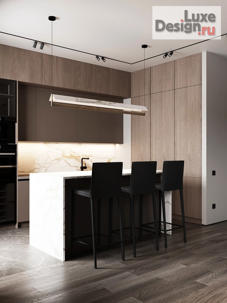 Дизайн интерьера четырехкомнатной квартиры "Проект квартиры  136 кв.м. в ЖК ВТБ АРЕНА" (фото 9)