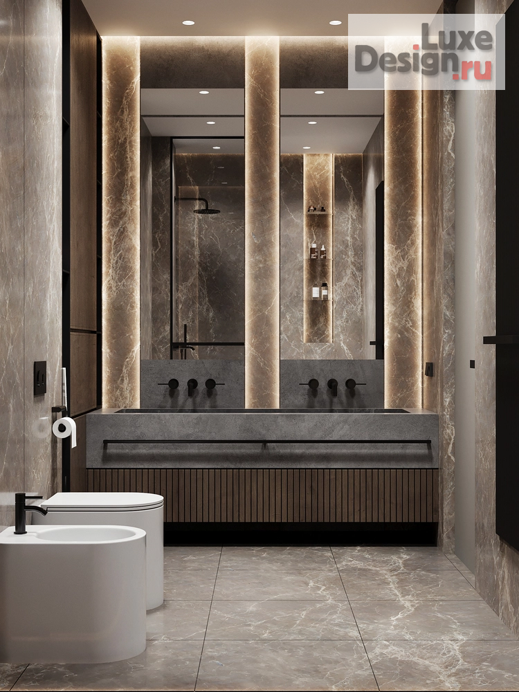 Дизайн интерьера четырехкомнатной квартиры "Проект квартиры  136 кв.м. в ЖК ВТБ АРЕНА" (фото 22)