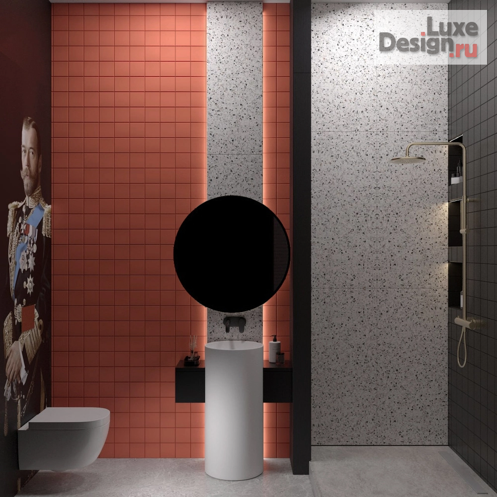 Дизайн интерьера загородного дома "Когда запрос: "Хотим как в дорогом отеле", но уютно и для жизни семьи с 4 детьми." (фото 19)