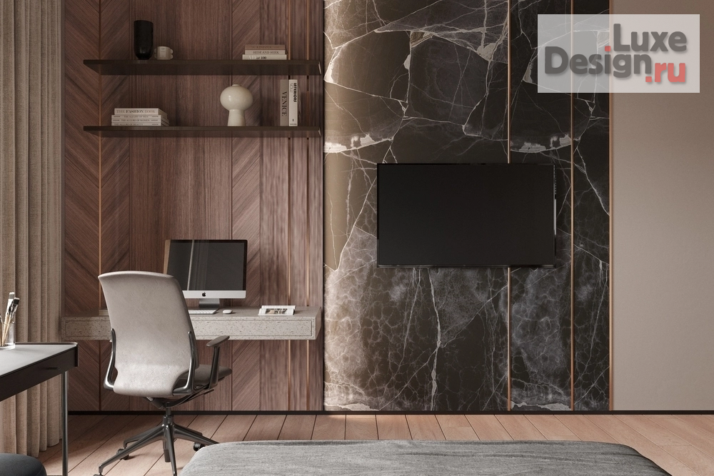 Дизайн интерьера загородного дома "Когда запрос: "Хотим как в дорогом отеле", но уютно и для жизни семьи с 4 детьми." (фото 25)