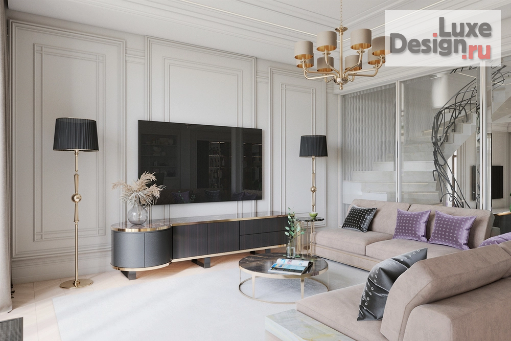 Дизайн интерьера таунхауса "ЖК Довиль Одинцово 360 кв.м." (фото 1)