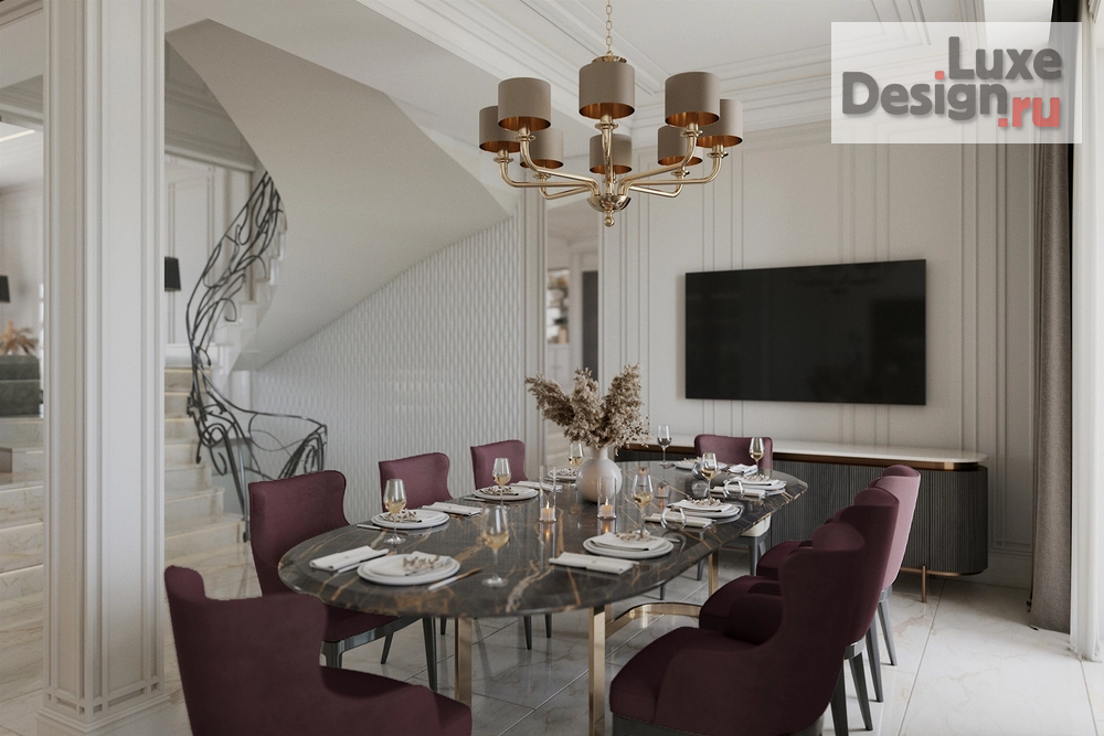 Дизайн интерьера таунхауса "ЖК Довиль Одинцово 360 кв.м." (фото 5)