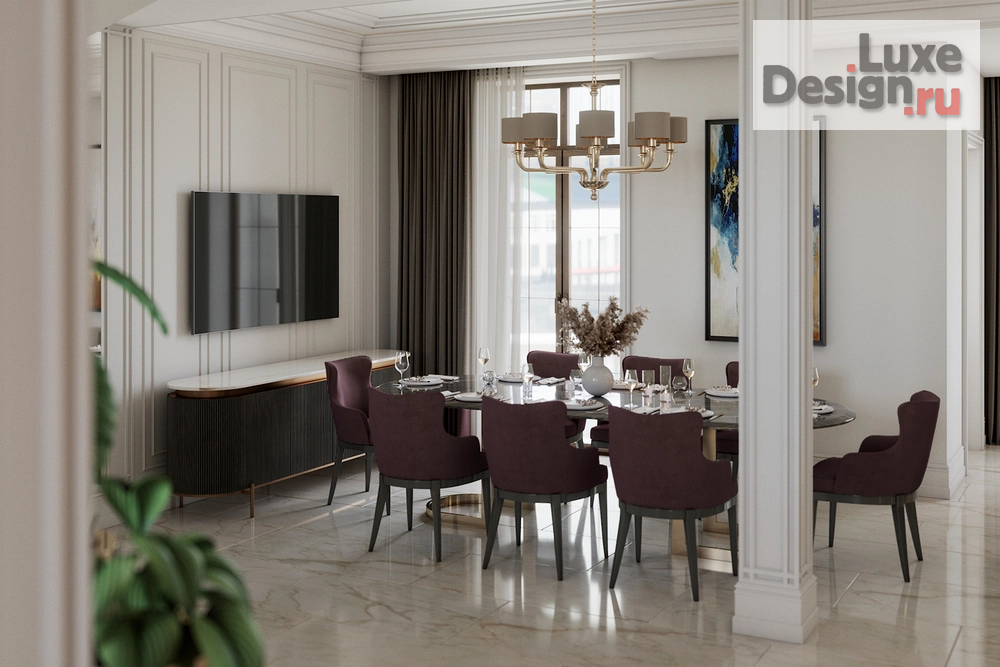 Дизайн интерьера таунхауса "ЖК Довиль Одинцово 360 кв.м." (фото 6)