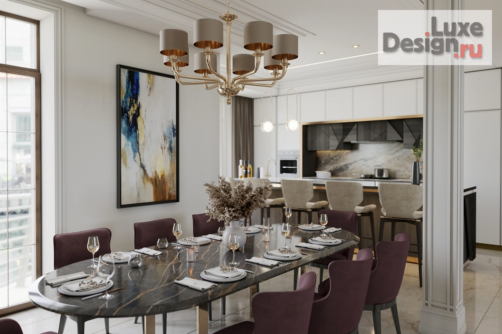 Дизайн интерьера таунхауса "ЖК Довиль Одинцово 360 кв.м." (фото 9)