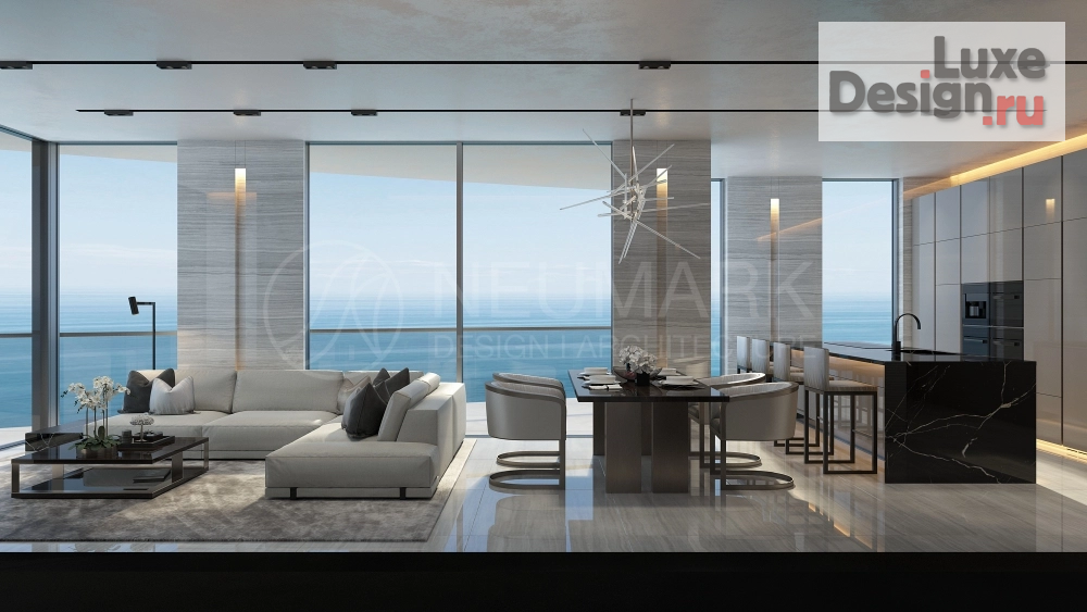 Дизайн интерьера апартаментов " Apartments in Aurora, Miami. Квартира в Aurora, Miami." (фото 3)