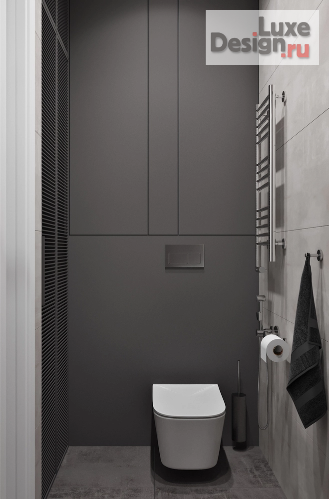 Дизайн интерьера трехкомнатной квартиры "ЖК Лосиный Остров" (фото 33)