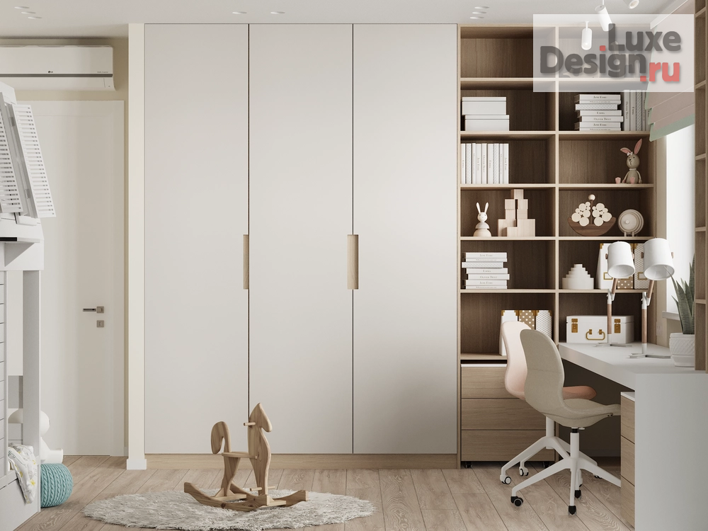 Дизайн интерьера трехкомнатной квартиры "ЖК Лосиный Остров" (фото 19)