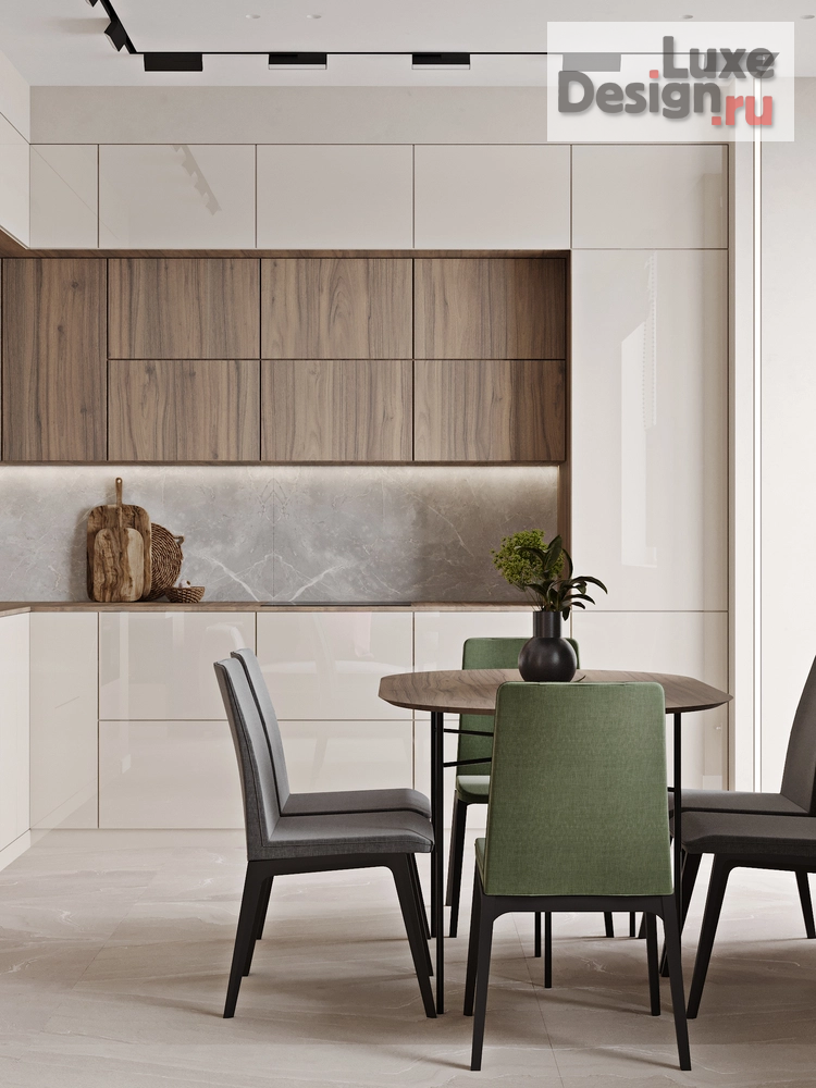 Дизайн интерьера трехкомнатной квартиры "ЖК Лосиный Остров" (фото 4)