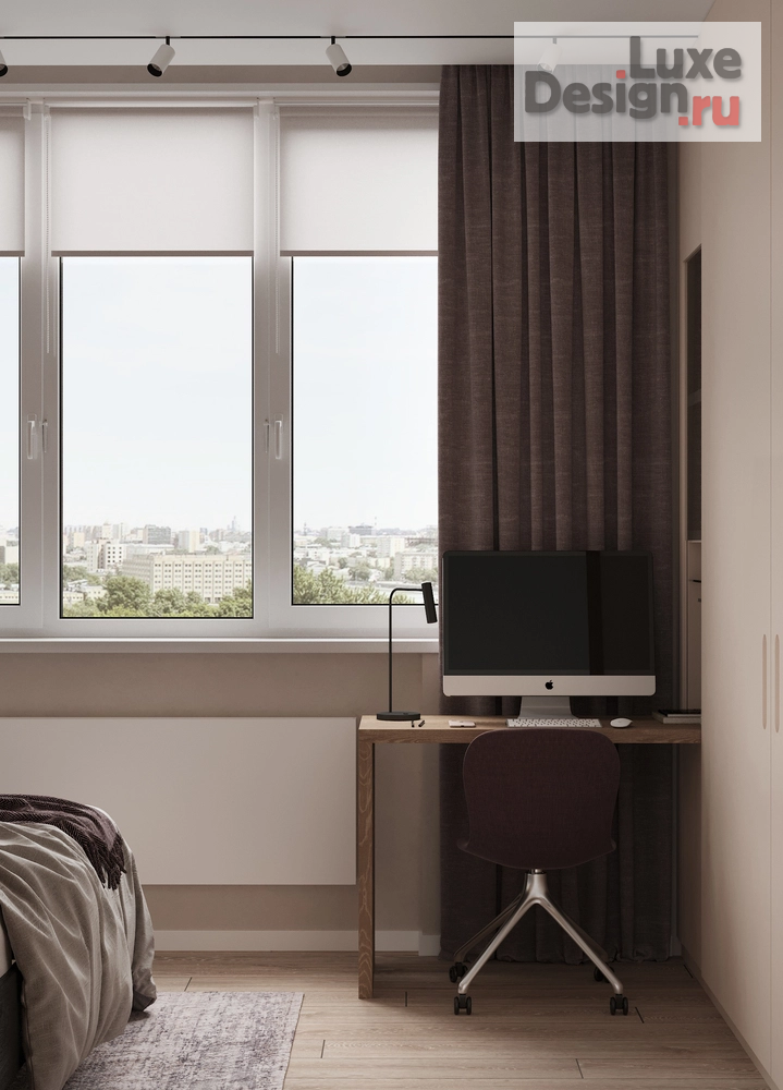 Дизайн интерьера трехкомнатной квартиры "ЖК Лосиный Остров" (фото 13)