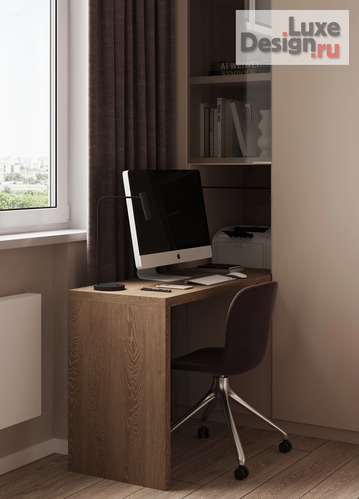 Дизайн интерьера трехкомнатной квартиры "ЖК Лосиный Остров" (фото 14)