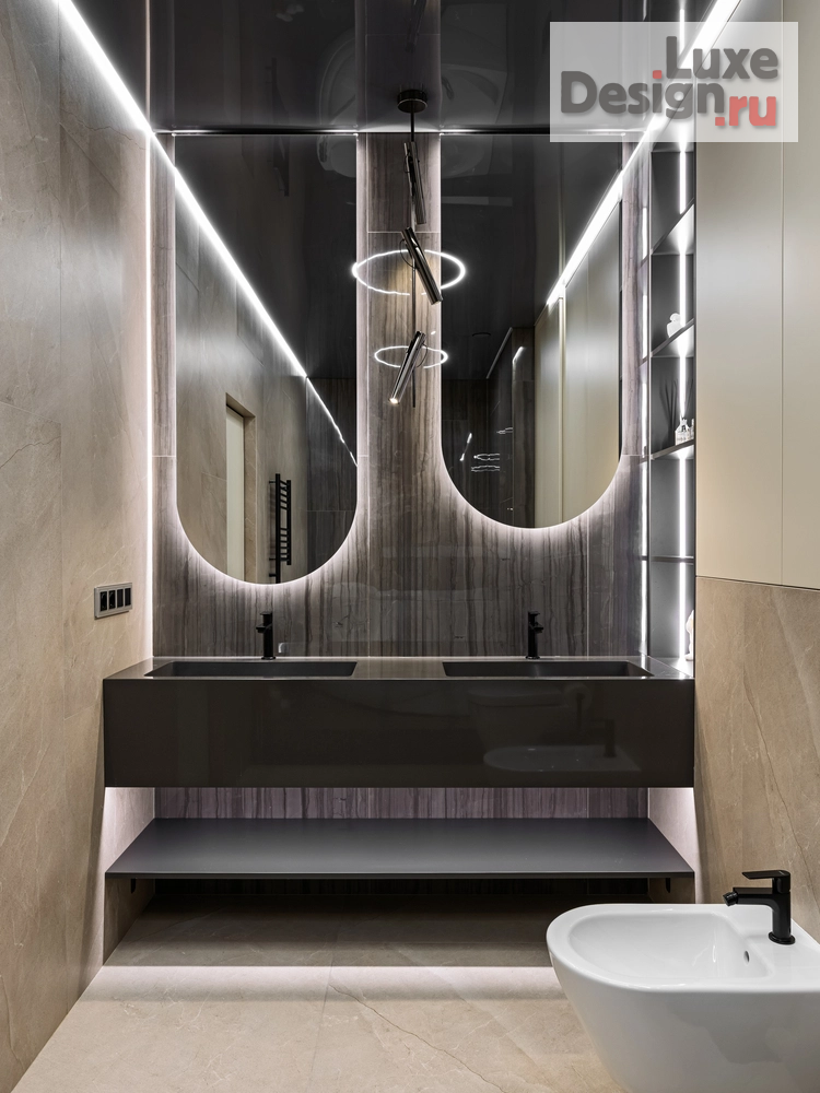 Дизайн интерьера четырехкомнатной квартиры "ЖК Призма" (фото 10)