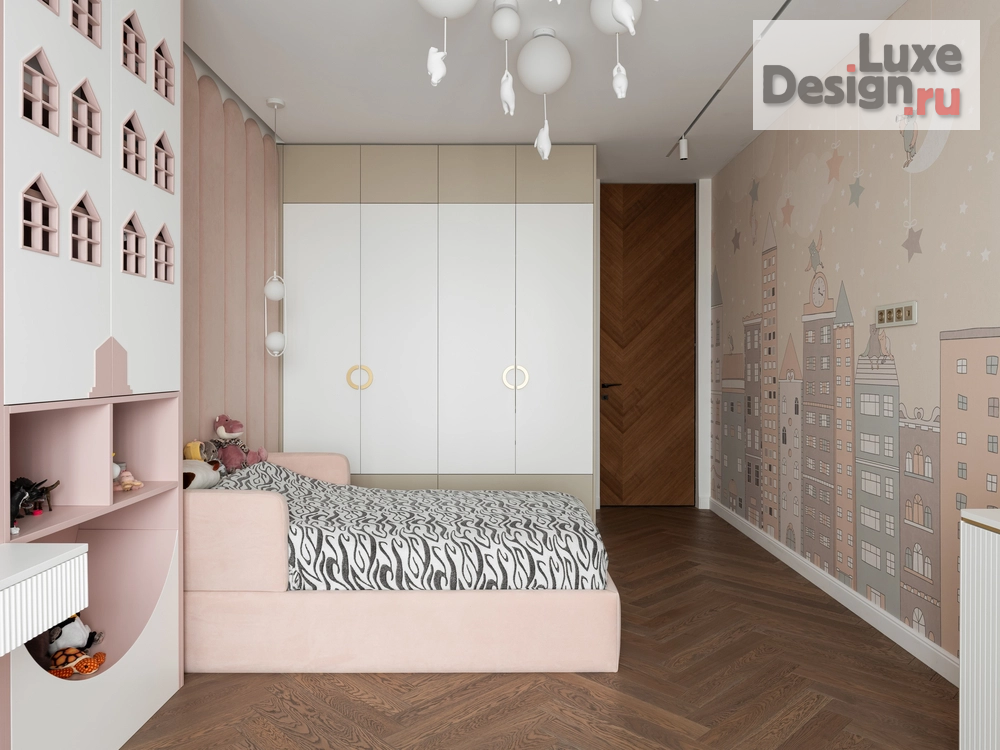 Дизайн интерьера четырехкомнатной квартиры "ЖК Призма" (фото 40)