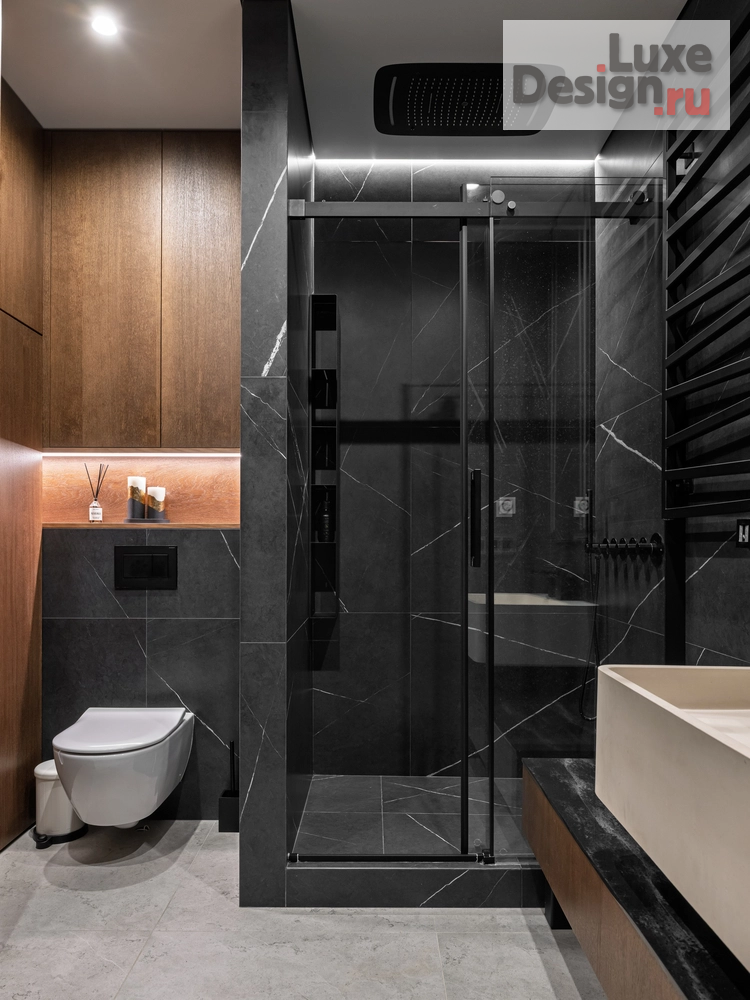 Дизайн интерьера четырехкомнатной квартиры "ЖК Призма" (фото 43)