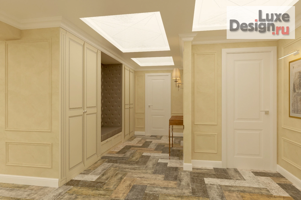 Дизайн интерьера частного дома "Гостиной-кухня в стиле Ар-деко" (фото 3)