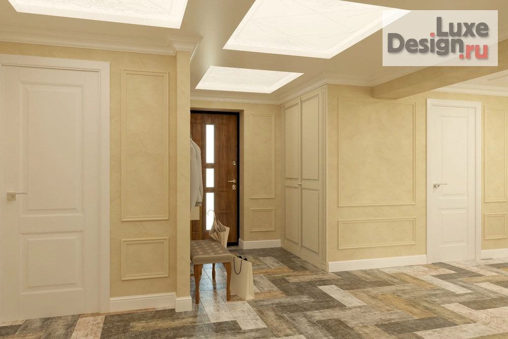 Дизайн интерьера частного дома "Гостиной-кухня в стиле Ар-деко" (фото 4)