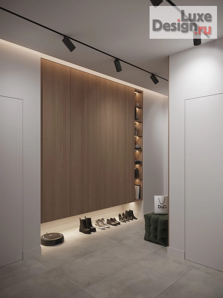 Дизайн интерьера трехкомнатной квартиры "ЖК LIFE Варшавская" (фото 19)