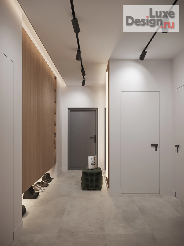 Дизайн интерьера трехкомнатной квартиры "ЖК LIFE Варшавская" (фото 23)