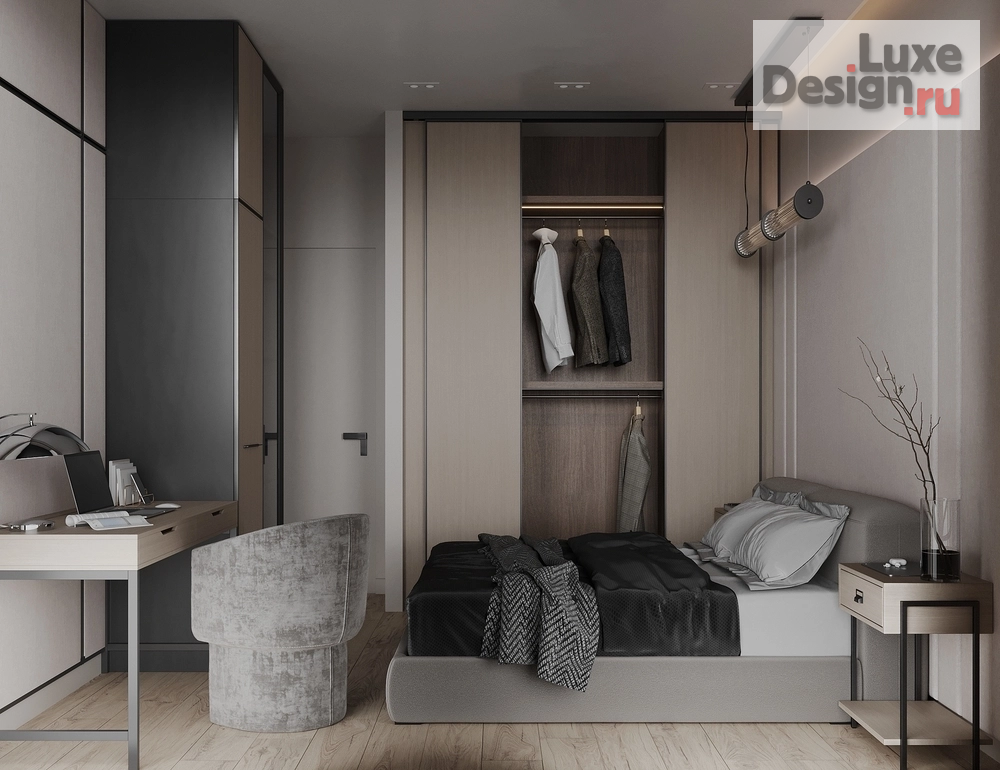 Дизайн интерьера трехкомнатной квартиры "ЖК Bauman House" (фото 25)