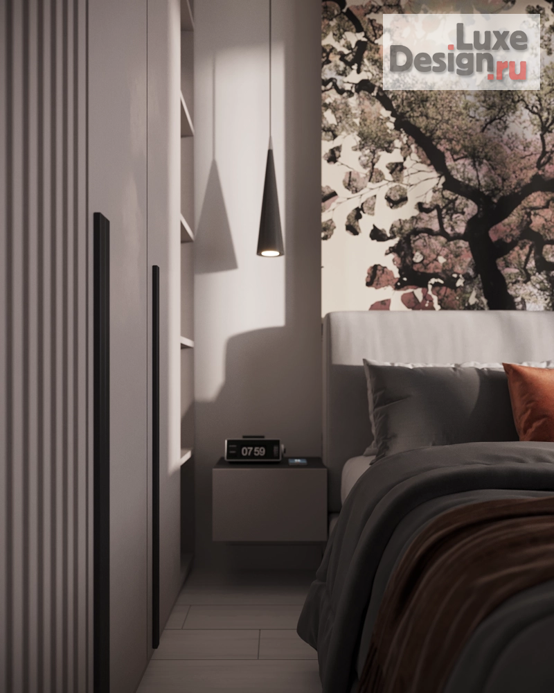 Дизайн интерьера трехкомнатной квартиры "ЖК LIFE Варшавская" (фото 41)