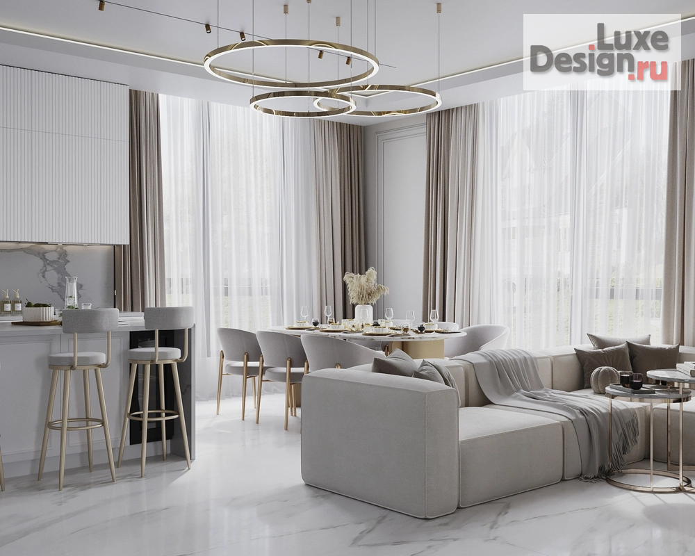 Дизайн интерьера коттеджа "Дом " (фото 2) от дизайнера AV INTERIORS Дизайн интерьера коттеджа "Дом " (фото 2)