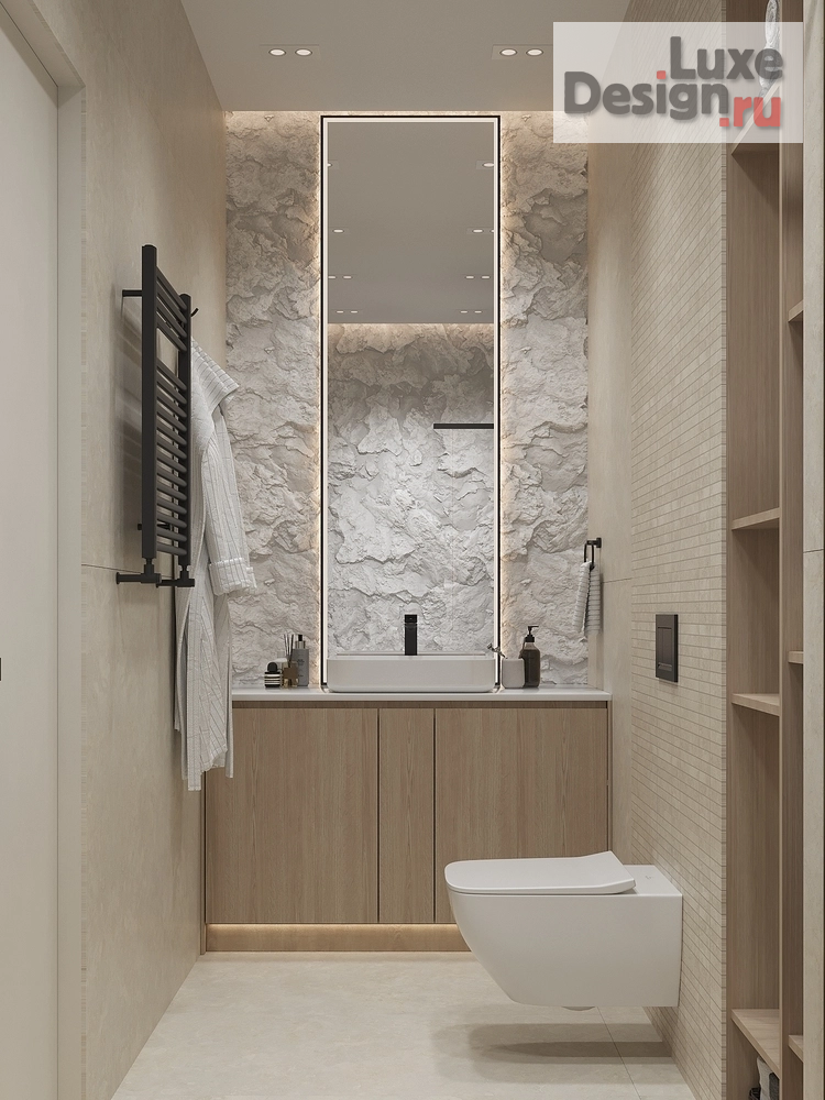 Дизайн интерьера трехкомнатной квартиры "ЖК Bauman House" (фото 19)