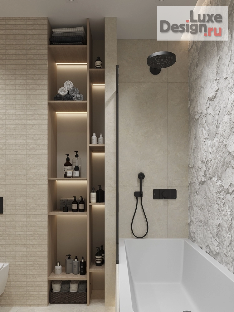 Дизайн интерьера трехкомнатной квартиры "ЖК Bauman House" (фото 22)