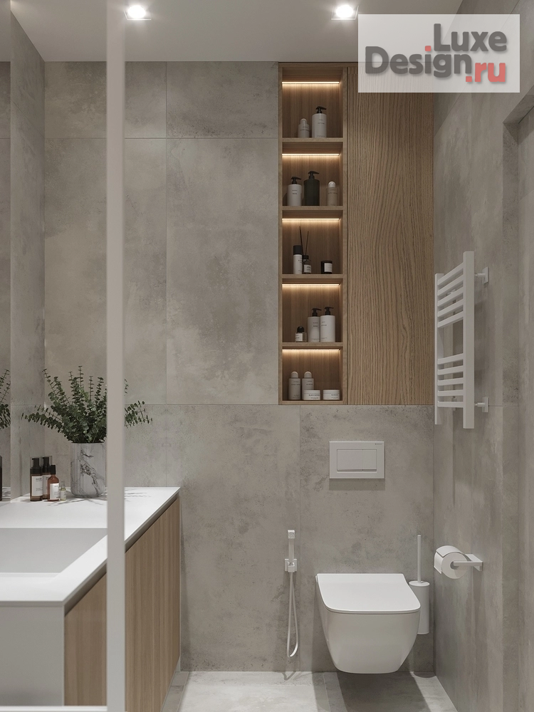 Дизайн интерьера трехкомнатной квартиры "ЖК LIFE Варшавская" (фото 35)