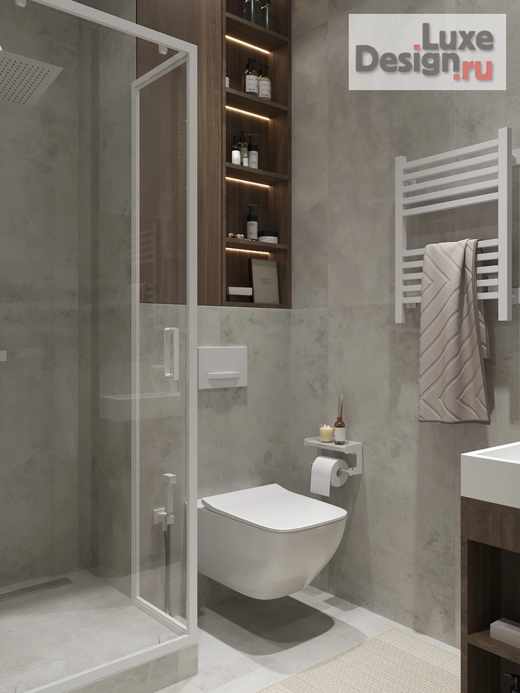 Дизайн интерьера трехкомнатной квартиры "ЖК LIFE Варшавская" (фото 24)