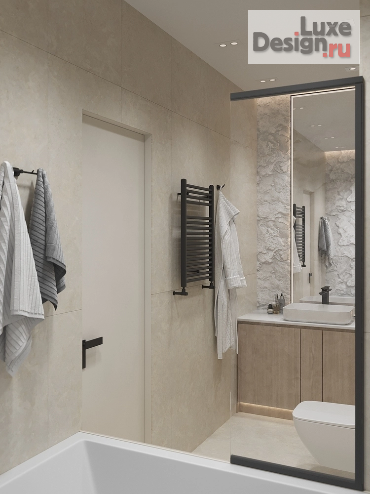 Дизайн интерьера трехкомнатной квартиры "ЖК Bauman House" (фото 24)