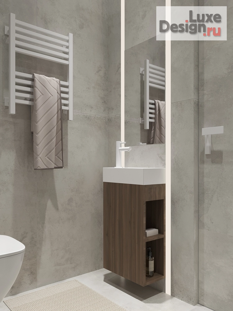 Дизайн интерьера трехкомнатной квартиры "ЖК LIFE Варшавская" (фото 25)