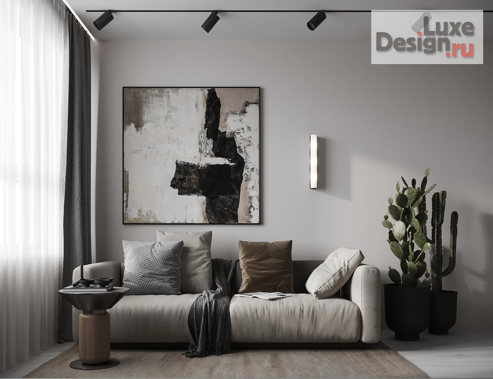 Дизайн интерьера трехкомнатной квартиры "ЖК LIFE Варшавская" (фото 5)