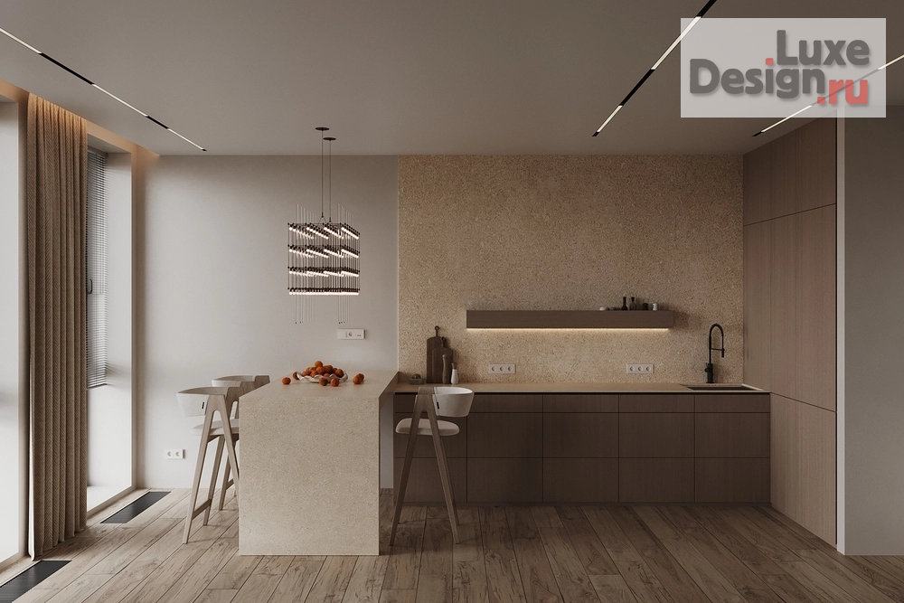 Дизайн интерьера трехкомнатной квартиры "ЖК Bauman House" (фото 4)