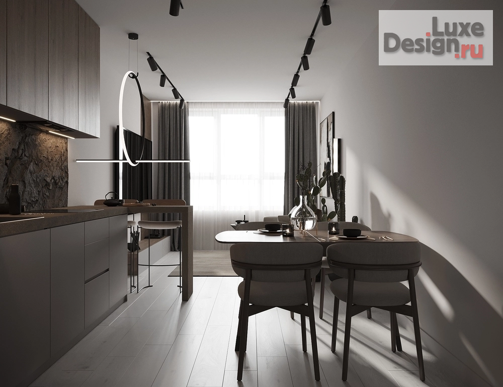 Дизайн интерьера трехкомнатной квартиры "ЖК LIFE Варшавская" (фото 8)