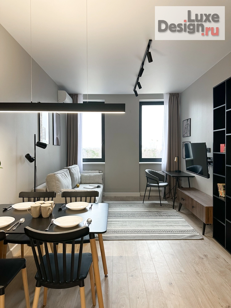 Дизайн интерьера двухкомнатной квартиры "г. Москва, ЖК Байрес" (фото 6)