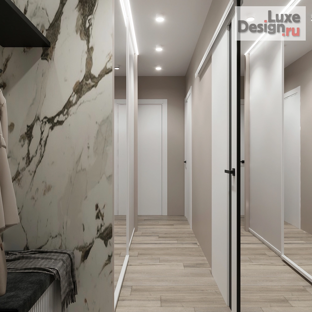 Дизайн интерьера трехкомнатной квартиры "ЖК "Белые Росы"" (фото 27)