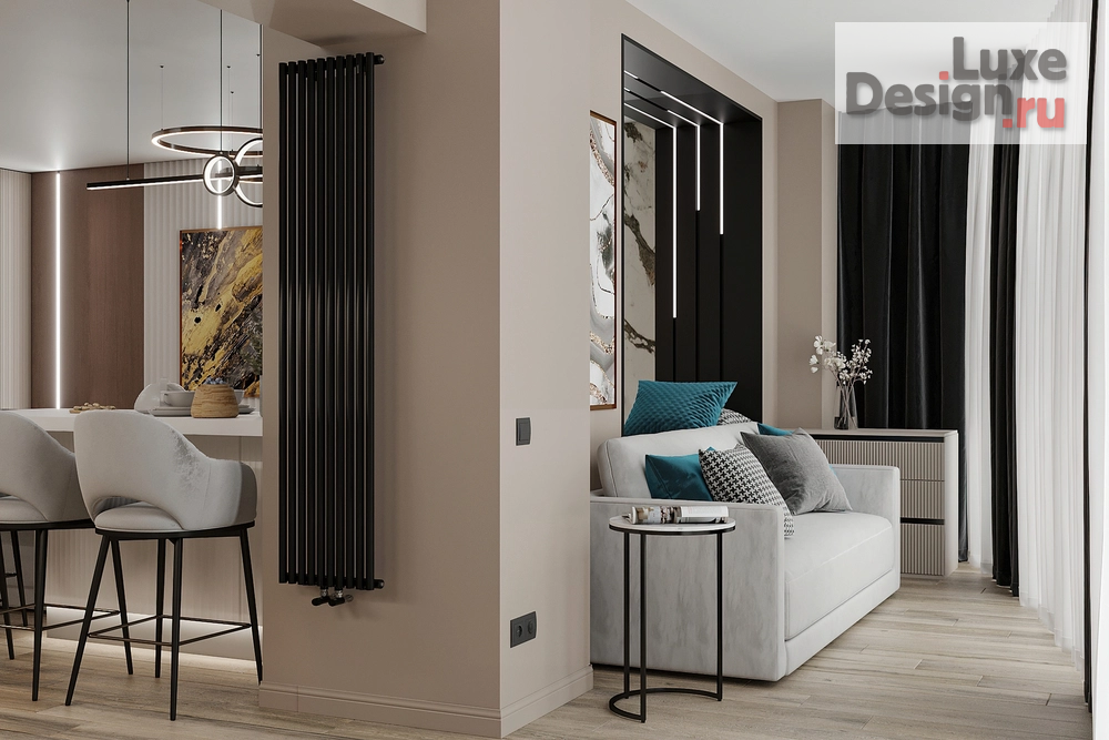 Дизайн интерьера трехкомнатной квартиры "ЖК "Белые Росы"" (фото 6)