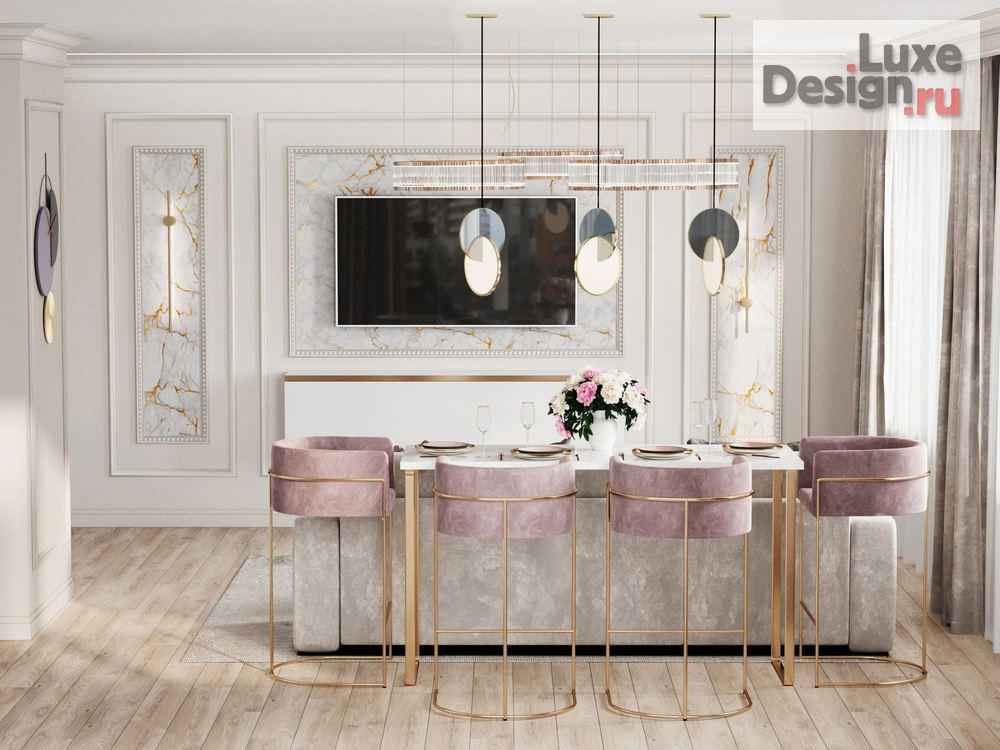 Дизайн интерьера трехкомнатной квартиры "ЖК "Притяжение"" (фото 8)