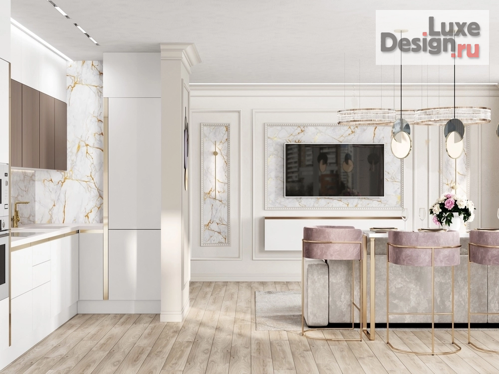 Дизайн интерьера трехкомнатной квартиры "ЖК "Притяжение"" (фото 11)