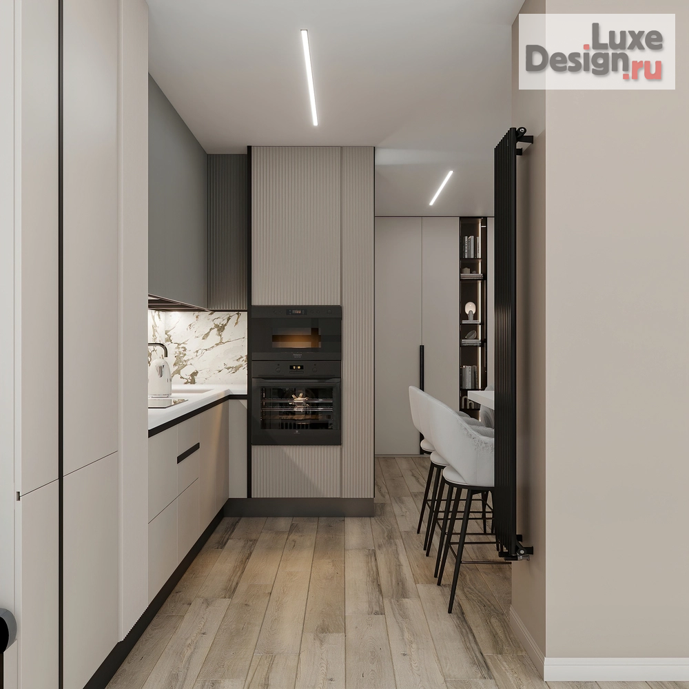 Дизайн интерьера трехкомнатной квартиры "ЖК "Белые Росы"" (фото 7)