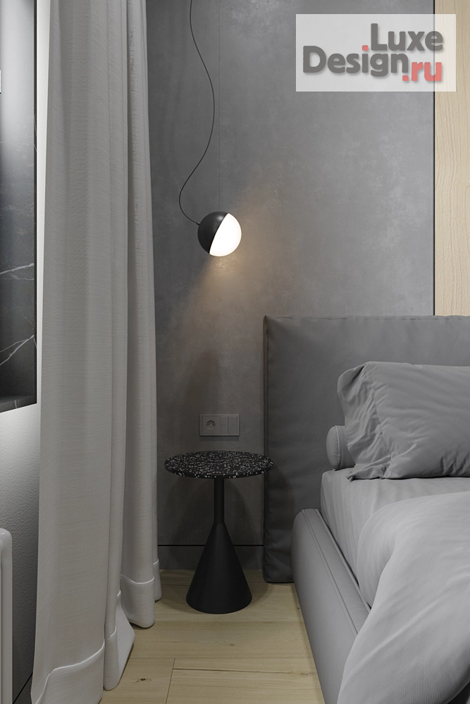 Дизайн интерьера апартаментов "Апартаменты в ЖК "Серебряный фонтан" в стиле минимализм" (фото 19)