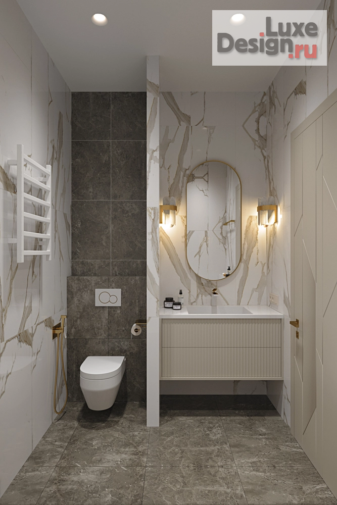 Дизайн интерьера апартаментов "Апартаменты в ЖК "Серебряный фонтан"" (фото 18)