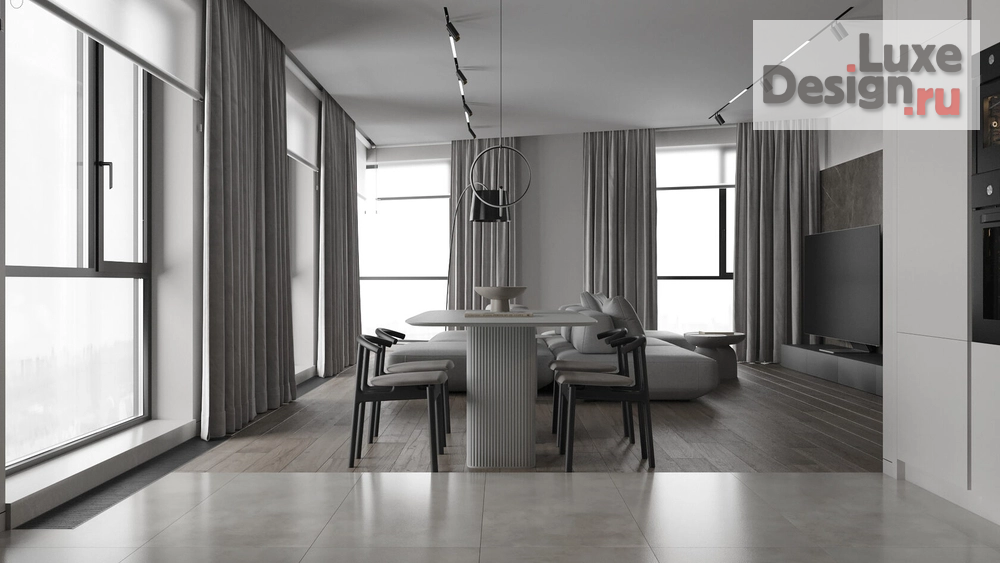 Дизайн интерьера квартиры "Современная квартира Wellton Towers" (фото 5)