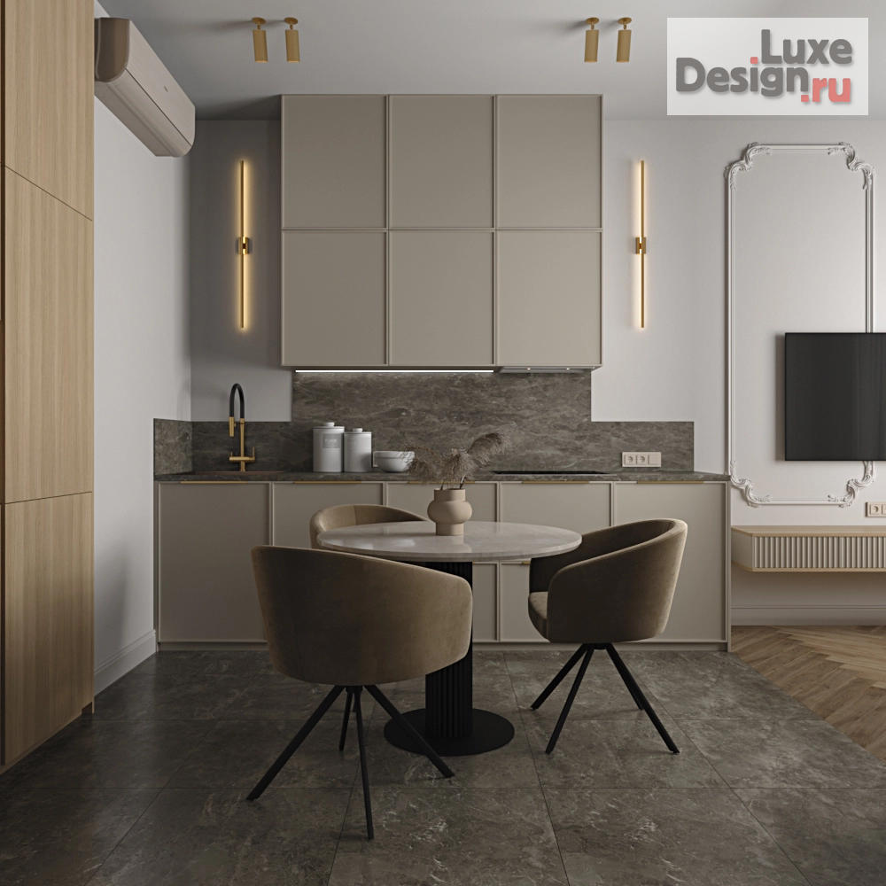 Дизайн интерьера апартаментов "Апартаменты в ЖК "Серебряный фонтан"" (фото 5)