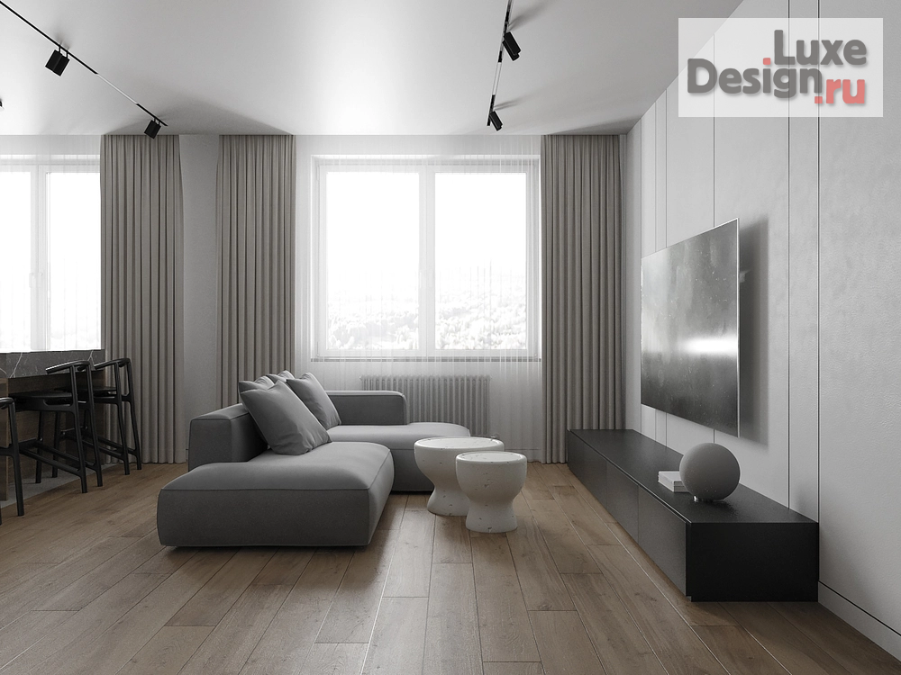 Дизайн интерьера двухкомнатной квартиры "Современная квартира ЖК "Талисман"" (фото 7)