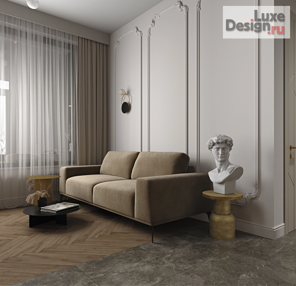 Дизайн интерьера апартаментов "Апартаменты в ЖК "Серебряный фонтан"" (фото 6)