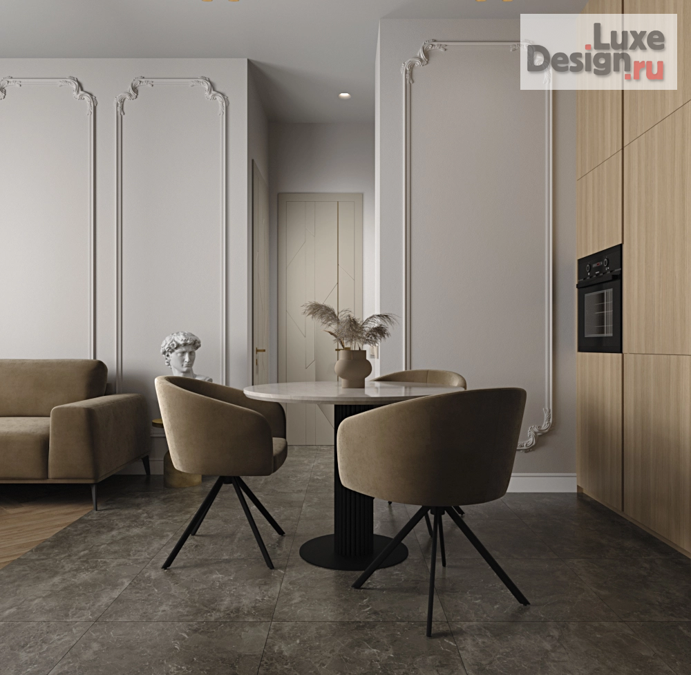 Дизайн интерьера апартаментов "Апартаменты в ЖК "Серебряный фонтан"" (фото 8)