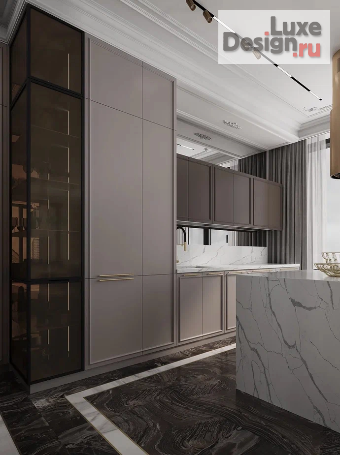 Дизайн интерьера четырехкомнатной квартиры "AFI Park «Воронцовский» квартира площадью 110 кв.м." (фото 11)