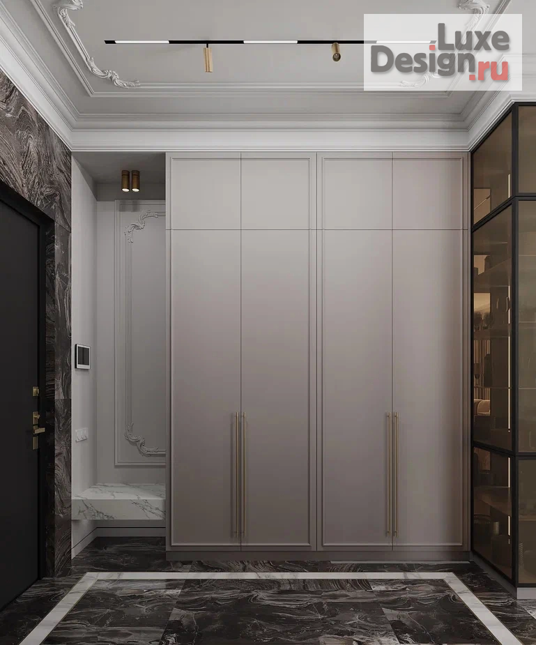 Дизайн интерьера четырехкомнатной квартиры "AFI Park «Воронцовский» квартира площадью 110 кв.м." (фото 16)