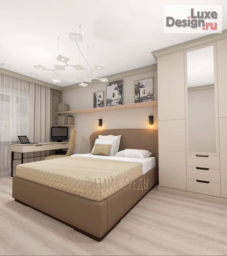 Дизайн интерьера четырехкомнатной квартиры "Интерьер для супружеской пары" (фото 4)