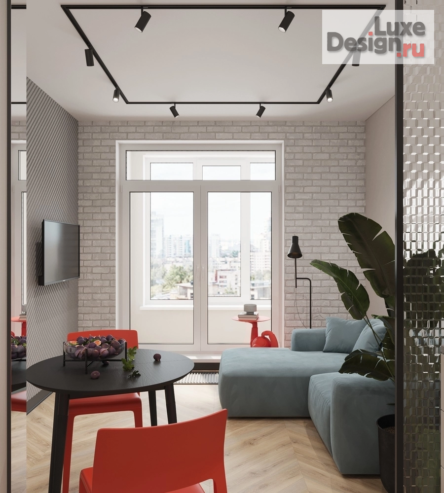 Дизайн интерьера двухкомнатной квартиры "ЖК Галактика" (фото 2)